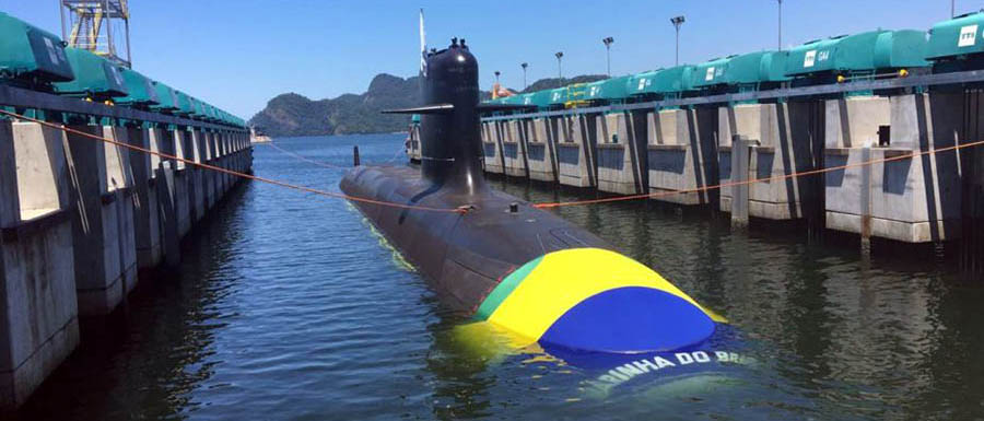 Η Βραζιλία καθέλκυσε το τρίτο υποβρύχιο τύπου Scorpène κλάσης «Riachuelo»
